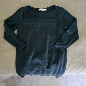 LOFT Deep Forest Green Sweater - Size S